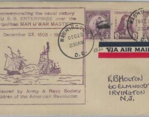81729 -  USA  - Postal History - CACHET special Cover 1932 - BOATS Ship NAVY