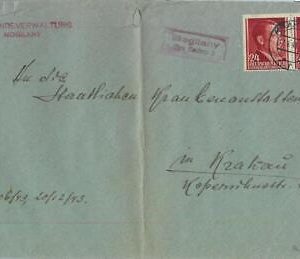 95483 - POLAND General Government - POSTAL HISTORY -  Cover from MOGILANY  1943