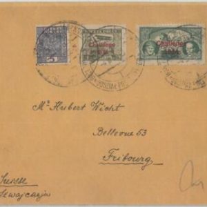 75365 - POLAND - POSTAL HISTORY - "Challenge 1934"  stamps with SPECIAL POSTMARK