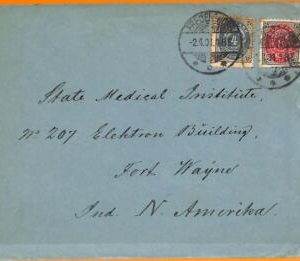 99122 - DENMARK - POSTAL HISTORY  - COVER to the USA  1901