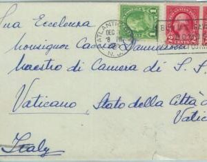 67250 - USA - Postal History - COVER for Camillo Caccia Dominioni  VATICANO 1935