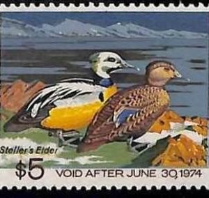 90220c - USA - STAMPS: SCOTT # RW40 1973  Migratory Bird Hunting Stamp MINT MNH