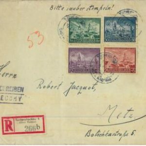 95394 - POLAND General Government - POSTAL HISTORY - Cover from  Tschenstochau