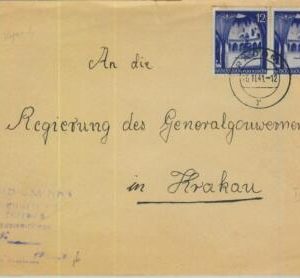95433 - POLAND General Government - POSTAL HISTORY - COVER from RADOM  1941