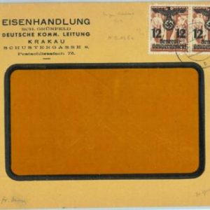 95371 - POLAND General Government - POSTAL HISTORY - Mi # 32 II PAIR on Cover