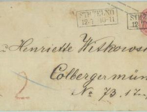 89253 - GERMANY Prussen - Postal History - STATIONERY COVER from Strzelno POLAND