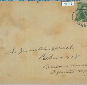 86117 - USA - POSTAL HISTORY - POSTCARD to ARGENTINA sent to Juan Argerich 1900