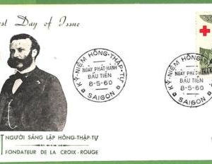 ZA1387 -  VIETNAM - Postal History -  Set of 4 FDC COVERS  - 1960 RED CROSS