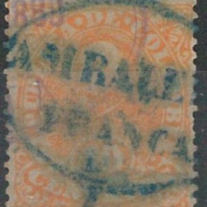 60892 - COLOMBIA - STAMPS: Yvert  # 87  USED postmark AMRALE FRANCA