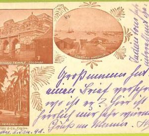 56423 - Ceylon - VINTAGE   POSTCARD -  Colombo - 1899