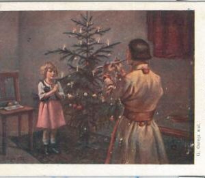 66274 - POLAND  - VINTAGE collectable POSTCARD:  Illustrated XMAS Postcard 1925
