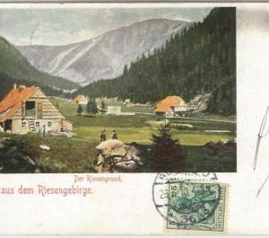 66292 - POLAND  - VINTAGE collectable POSTCARD: Krkonoše REISENGEBIRGE 1910