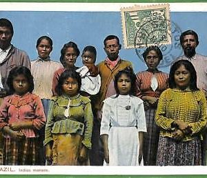 ah2792 - BRAZIL - VINTAGE POSTCARD Postal Antigua - Indios ETHNIC