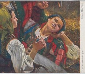 66351 - POLAND - VINTAGE collectable POSTCARD: ethnic  COSTUMES