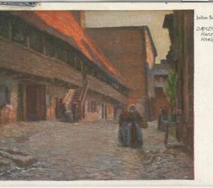 66364 - POLAND  - VINTAGE collectable POSTCARD: Danzig 1920 ILLUSTRATED