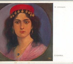 66368 - POLAND  - VINTAGE collectable POSTCARD: ethnic COSTUMES  Glamour