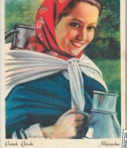 66369 - POLAND  - VINTAGE collectable POSTCARD: ethnic COSTUMES