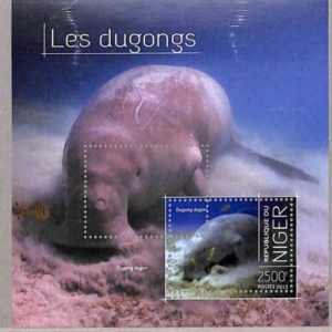 A2315 - NIGER - ERROR - MISPERF stamp sheet 2013 - ANIMALS Manatee