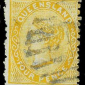 aa5627L2  - Australia QUEENSLAND - STAMP - SG # 141   Watermark 6 - USED
