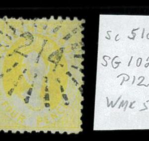 aa5627e2  - Australia QUEENSLAND - STAMP - SG # 102   Watermark 5 - USED