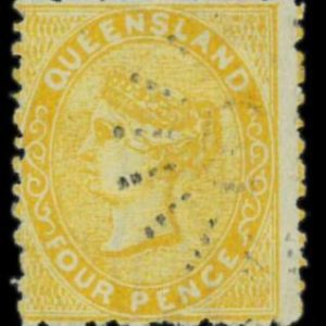 aa5627L3  - Australia QUEENSLAND - STAMP - SG # 141   Watermark 6 - USED