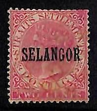 ZA0043d - Malaya SELANGOR   - STAMP - SG #  33 - Very Fine USED