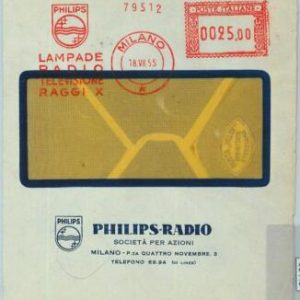90443 - ITALY - POSTAL HISTORY - RED Mechanical Postmak: PHILIPS X-Rays RADIO