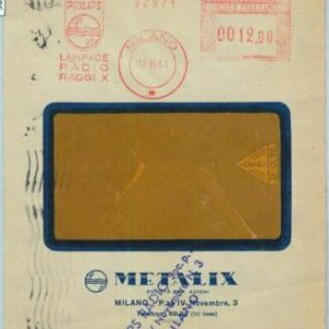 90445 - ITALY - POSTAL HISTORY - RED Mechanical Postmak: PHILIPS X-Rays RADIO