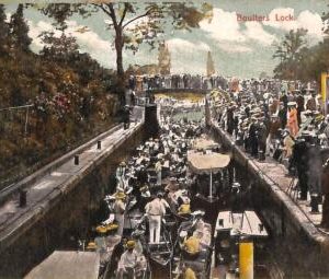 ac5431 - GB  -  VINTAGE POSTCARD: Boulters Lock