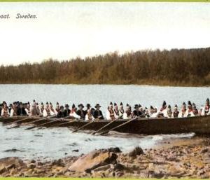 ad2641 - SWEDEN - VINTAGE POSTCARD - Churchboat, ETHNIC