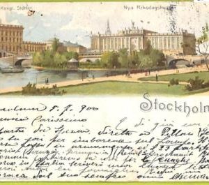 ad2681 - SWEDEN - VINTAGE POSTCARD - Stockholm  - 1900