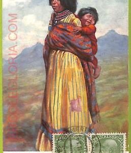 af3072 - USA - Vintage Postcard - NATIVE AMERICAN INDIANS - Walapai Indian -1914