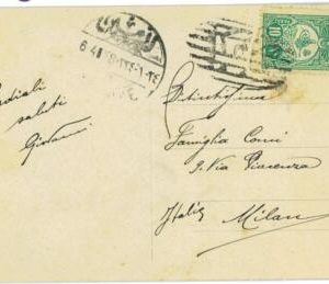 98890 - TURKEY - POSTAL HISTORY -  POSTCARD to  ITALY  1918  Smyrne