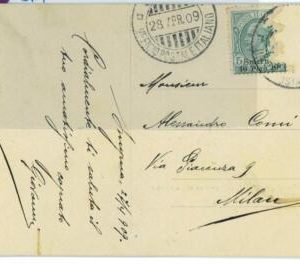 98892 - ITALIAN Smirne  Smyrne - POSTAL HISTORY - POSTCARD to Italy 1909