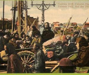ah0277 - China - VINTAGE   POSTCARD  - Tientsin 1912, Chinese Fugitives