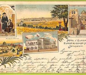 ah0297 - ISRAEL - VINTAGE POSTCARD - Jerusalem - 1901