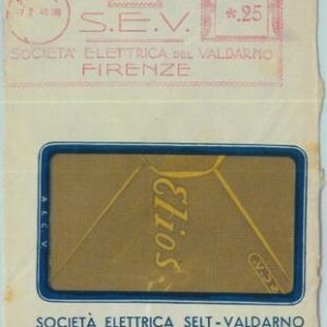 90485 - ITALY - POSTAL HISTORY - RED Mechanical Postmak: ELECTRICAL electricity