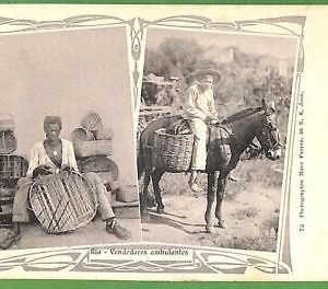 ah2827 -  BRAZIL - VINTAGE POSTCARD Postal Antigua - COSTUMES