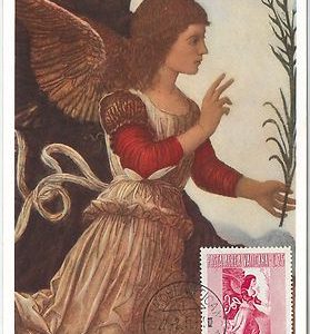 57324  - VATICANO Vatican - POSTAL HISTORY: MAXIMUM CARD 1950 - ART Religion