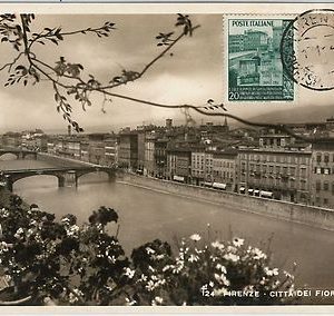 57358 -  ITALY - POSTAL HISTORY: MAXIMUM CARD 1954 - ARCHITECTURE