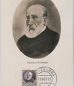 57366 -  SPAIN - POSTAL HISTORY: MAXIMUM CARD 1935 - POLITICS Pi i Margall