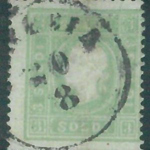 87620c -  ITALIAN STATES: Lombardo Veneto - STAMPS: Sassone  #  35 - Finely USED