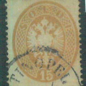 87622 -  ITALIAN STATES: Lombardo Veneto - STAMPS: Sass #  40 - CONSTANTINOPLE