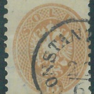 87624 -  ITALIAN STATES: Lombardo Veneto - STAMPS: Sass #  45 - CONSTANTINOPLE