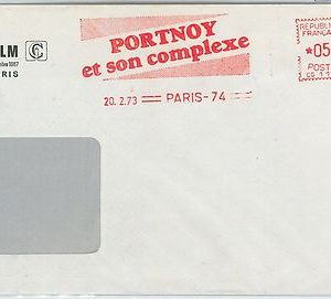 64763 - FRANCE - POSTAL HISTORY - Red  POSTMARK: CINEMA Portnoy's Complaint 1973