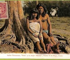 af0559 - ARGENTINA - Vintage Postcard - Indios Chamacoco, Chaco
