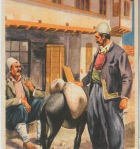 79350 - ALBANIA - VINTAGE Ethnic POSTCARD  -  COSTUMES