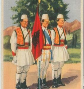 79357 - ALBANIA - VINTAGE Ethnic POSTCARD  -  COSTUMES