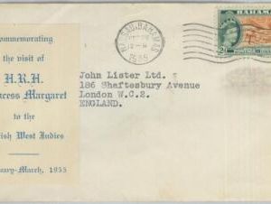 82587 - BAHAMAS   - Postal History -  Special Cover - ROYALTY  1955