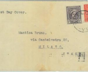 86289 - AUSTRALIA - Postal History - FDC COVER to ITALY 1948 Royalty